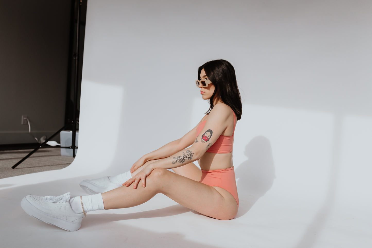pink two piece swimsuit in canada