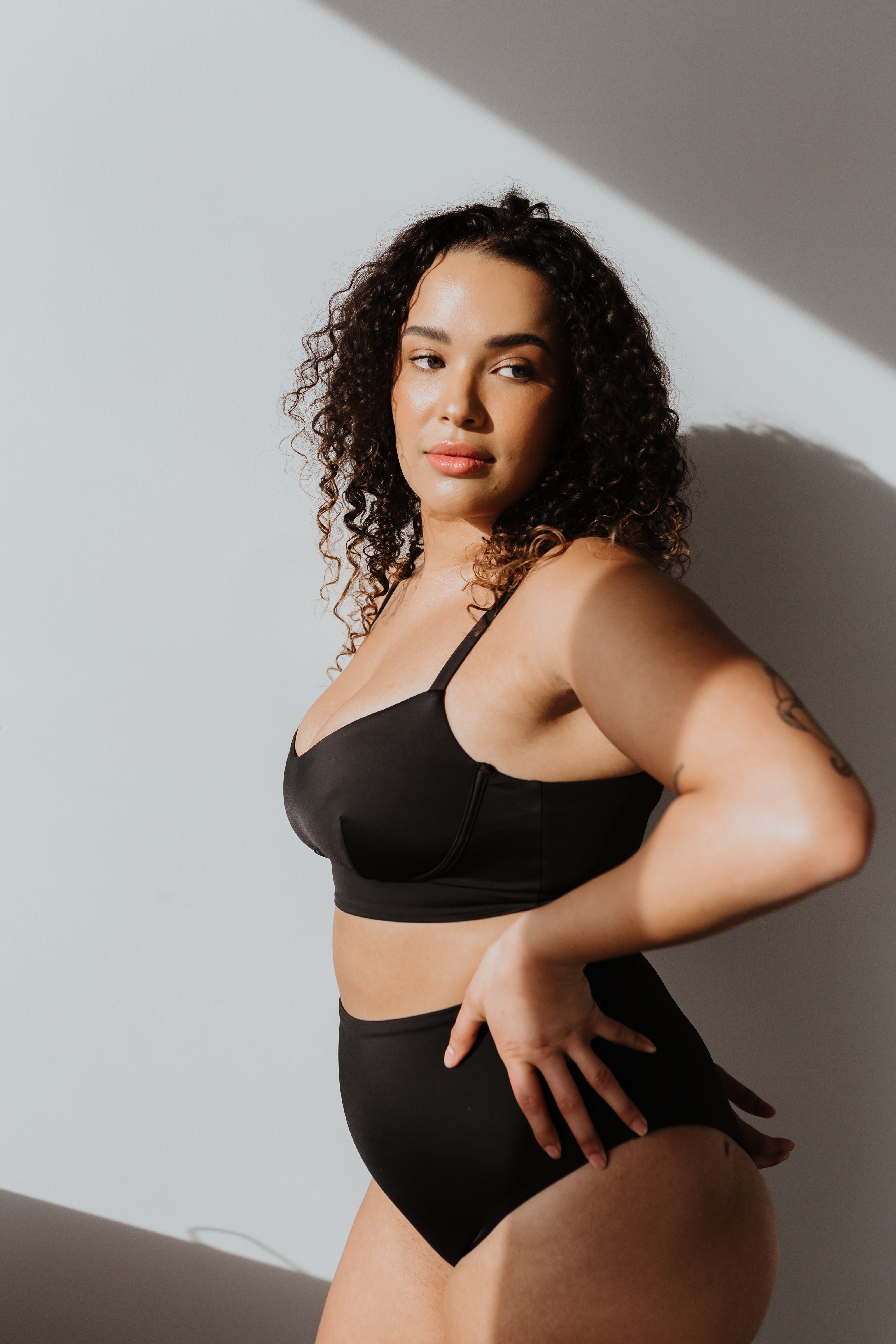 black two piece swimsuit in canada